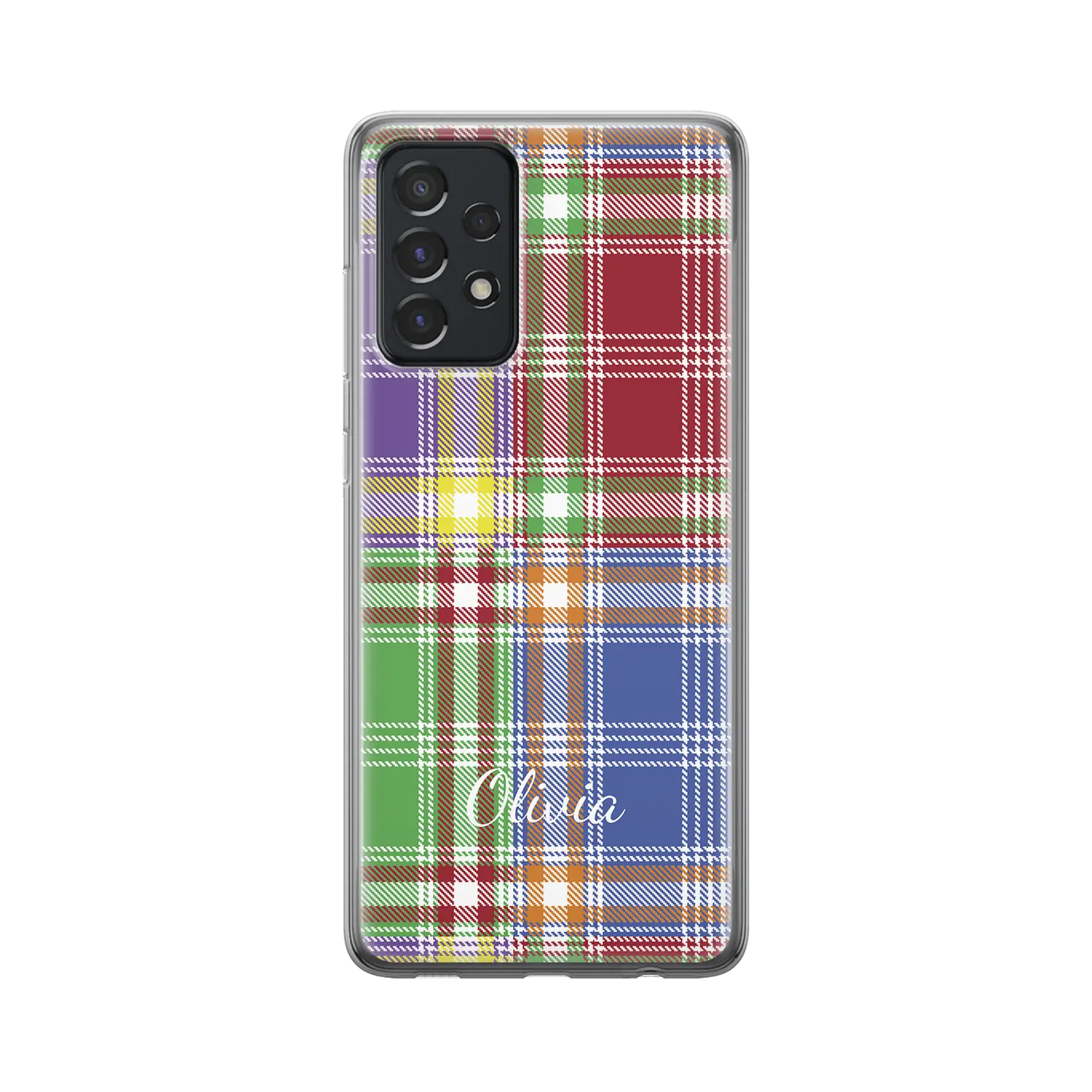 Plaid & Simple - Galaxy A personnalisé coque