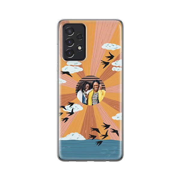 Sunset Light - Coque Galaxy A personnalisée