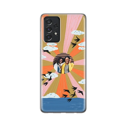 Sunset Light - Coque Galaxy A personnalisée