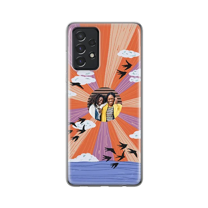 Sunset Light - Coque Galaxy A personnalisée