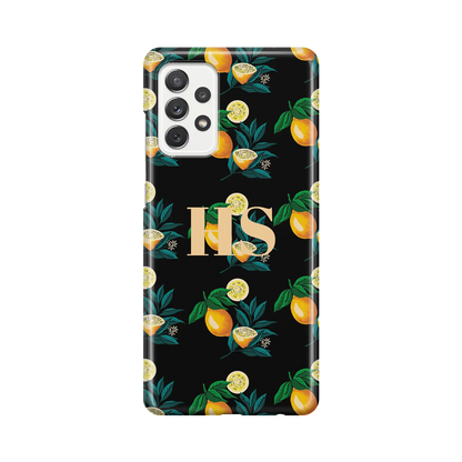 Motif citron - Personnalisé Galaxy A coque