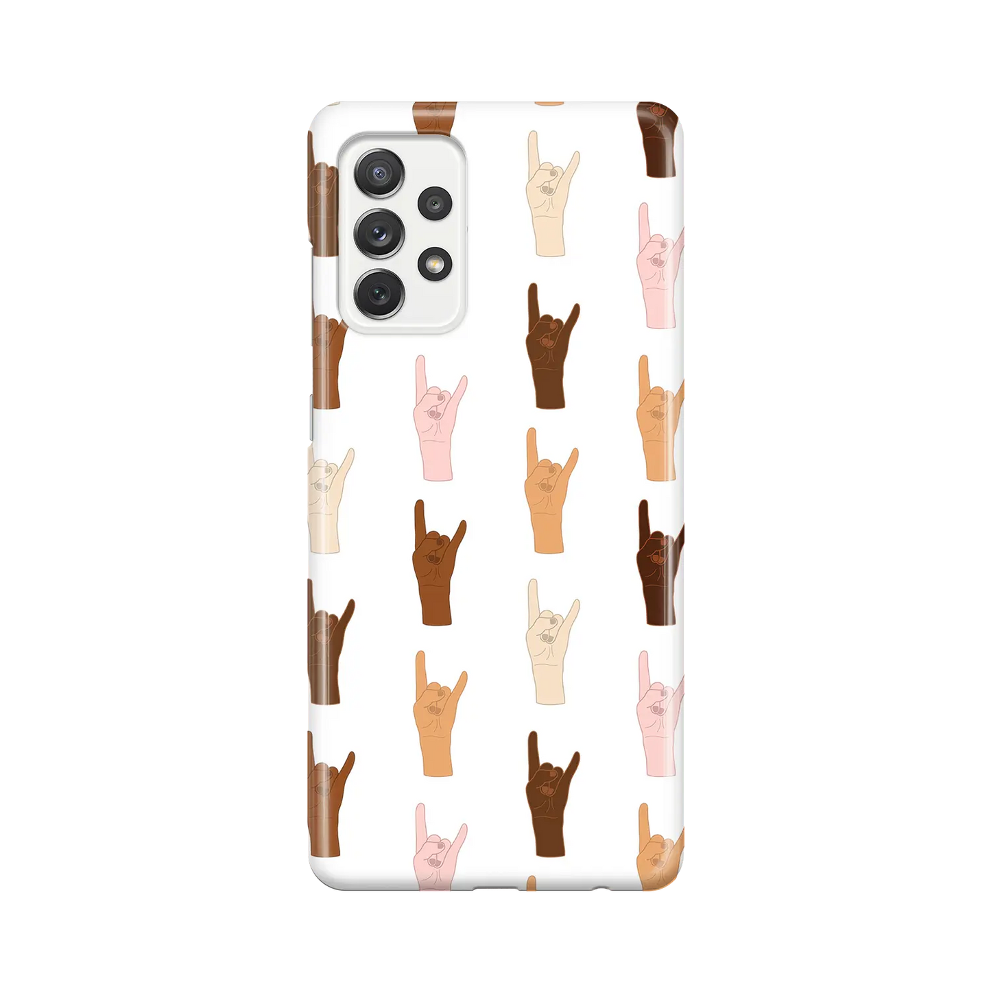 Mains du monde - Coque Galaxy A personnalisée