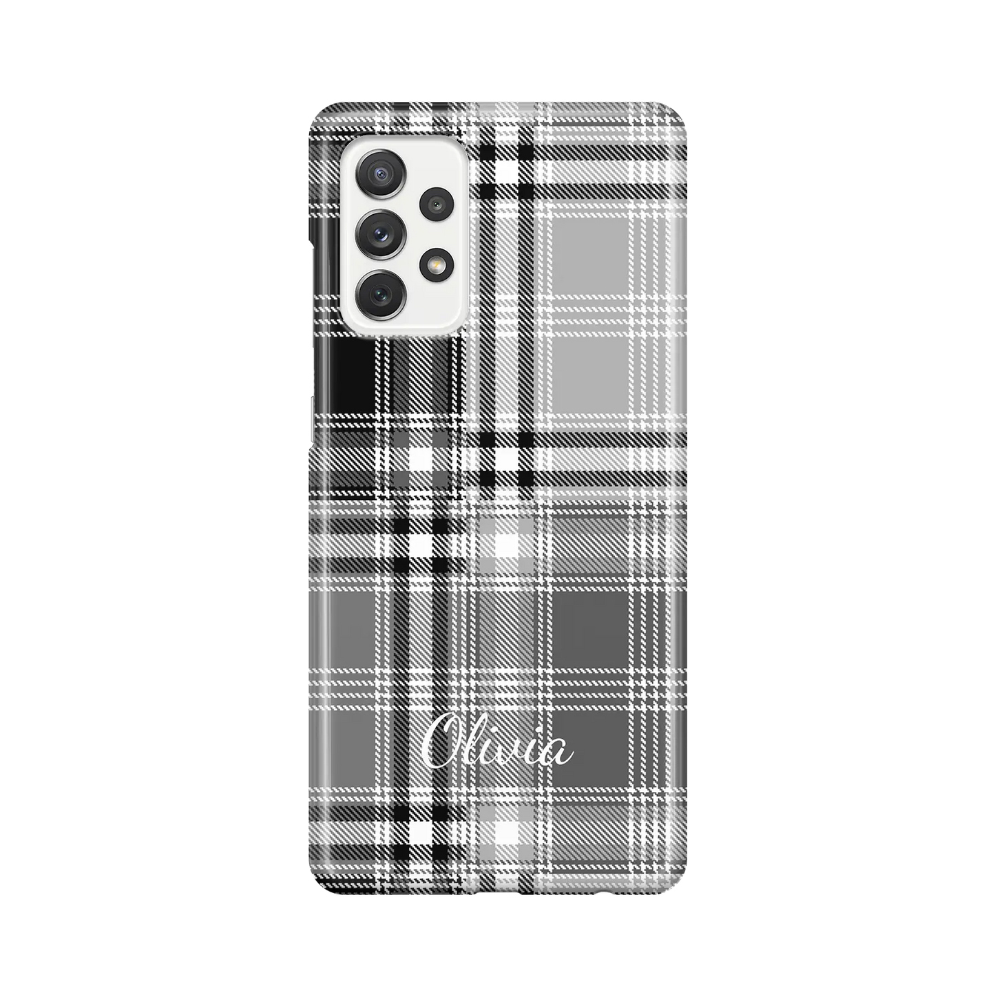 Plaid & Simple - Galaxy A personnalisé coque