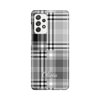 Plaid & Simple - Galaxy A personnalisé coque