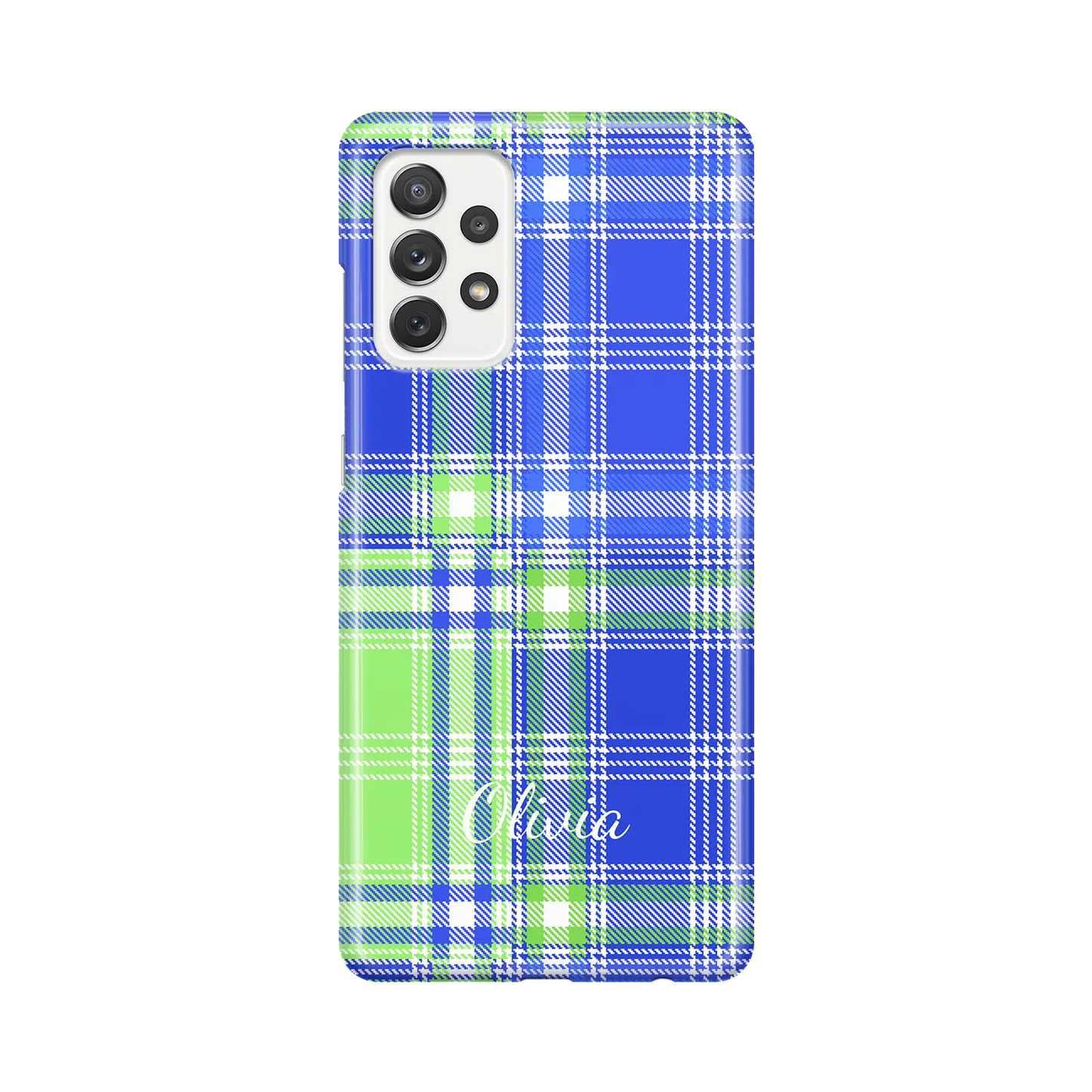 Plaid & Simple - Galaxy A personnalisé coque