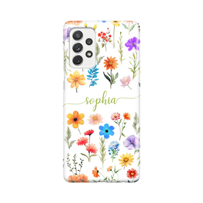 Fleurs - Personnalisées Galaxy A coque