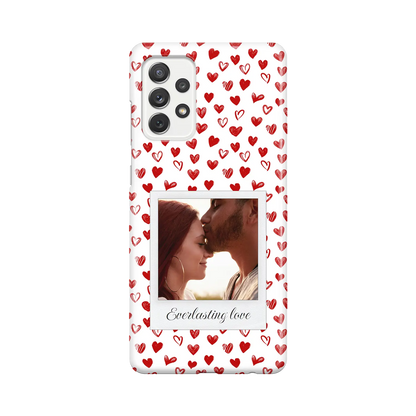 Polaroid Hearts - Coque Galaxy A personnalisée