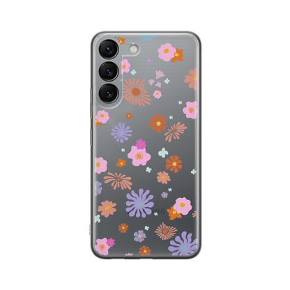 Hippie Flowers - Coque Galaxy S personnalisé