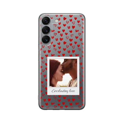 Polaroid Hearts - Coque Galaxy S personnalisé