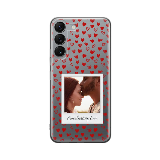 Polaroid Hearts - Coque Galaxy S personnalisé