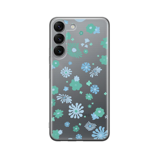 Hippie Flowers - Coque Galaxy S personnalisé