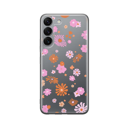 Hippie Flowers - Coque Galaxy S personnalisé