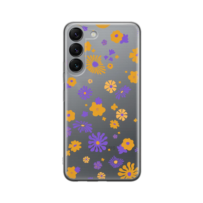Hippie Flowers - Coque Galaxy S personnalisé
