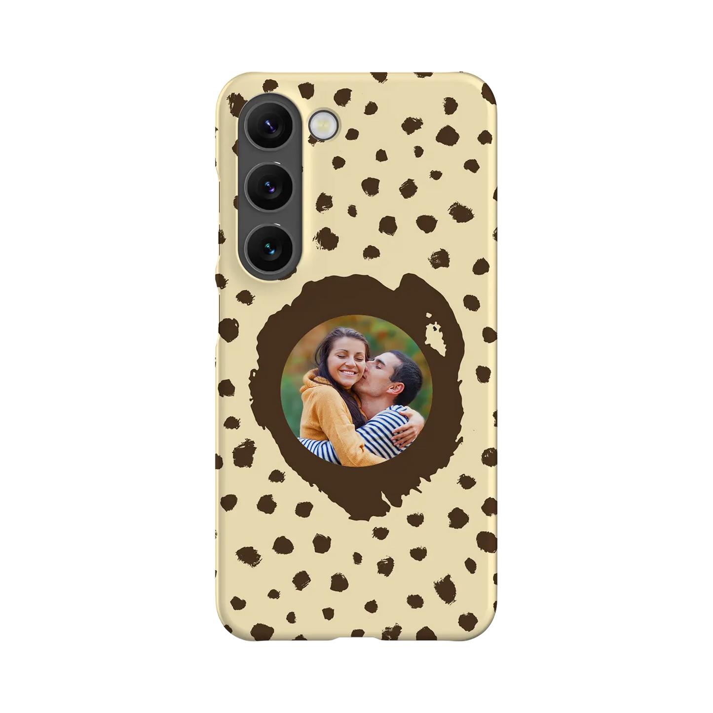 Grunge Dots Photo Style - Custom Galaxy S coque