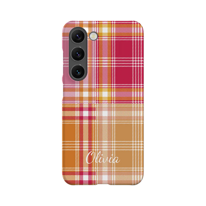 Plaid & Simple - Coque Galaxy S personnalisé