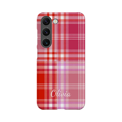 Plaid & Simple - Coque Galaxy S personnalisé