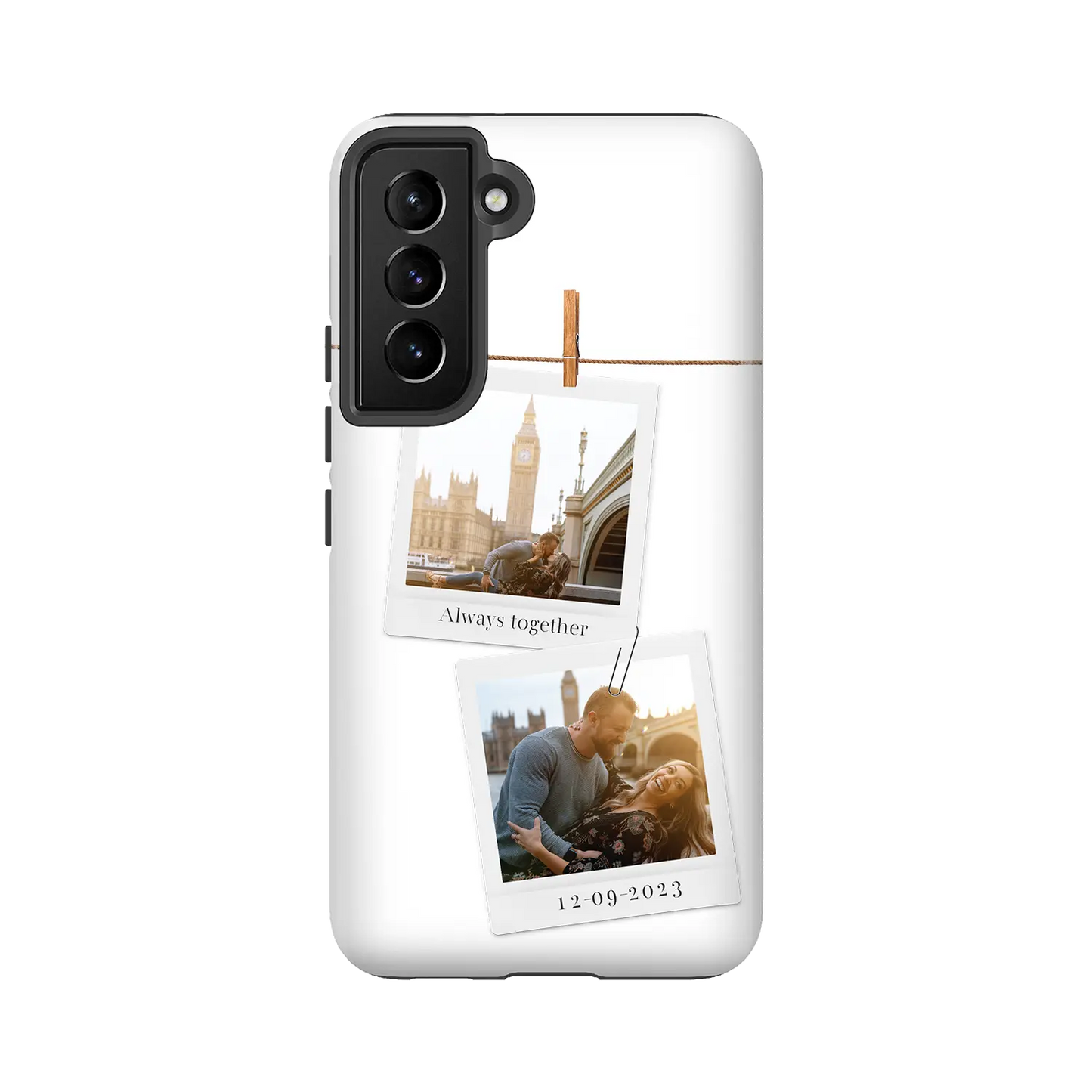 Polaroid Duo - Coque Galaxy S personnalisée