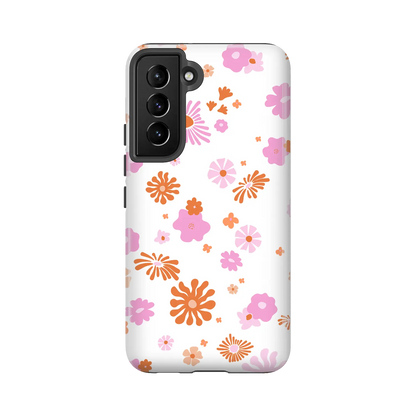 Hippie Flowers - Coque Galaxy S personnalisé