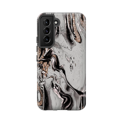 Marble Drip - Coque Galaxy S personnalisée