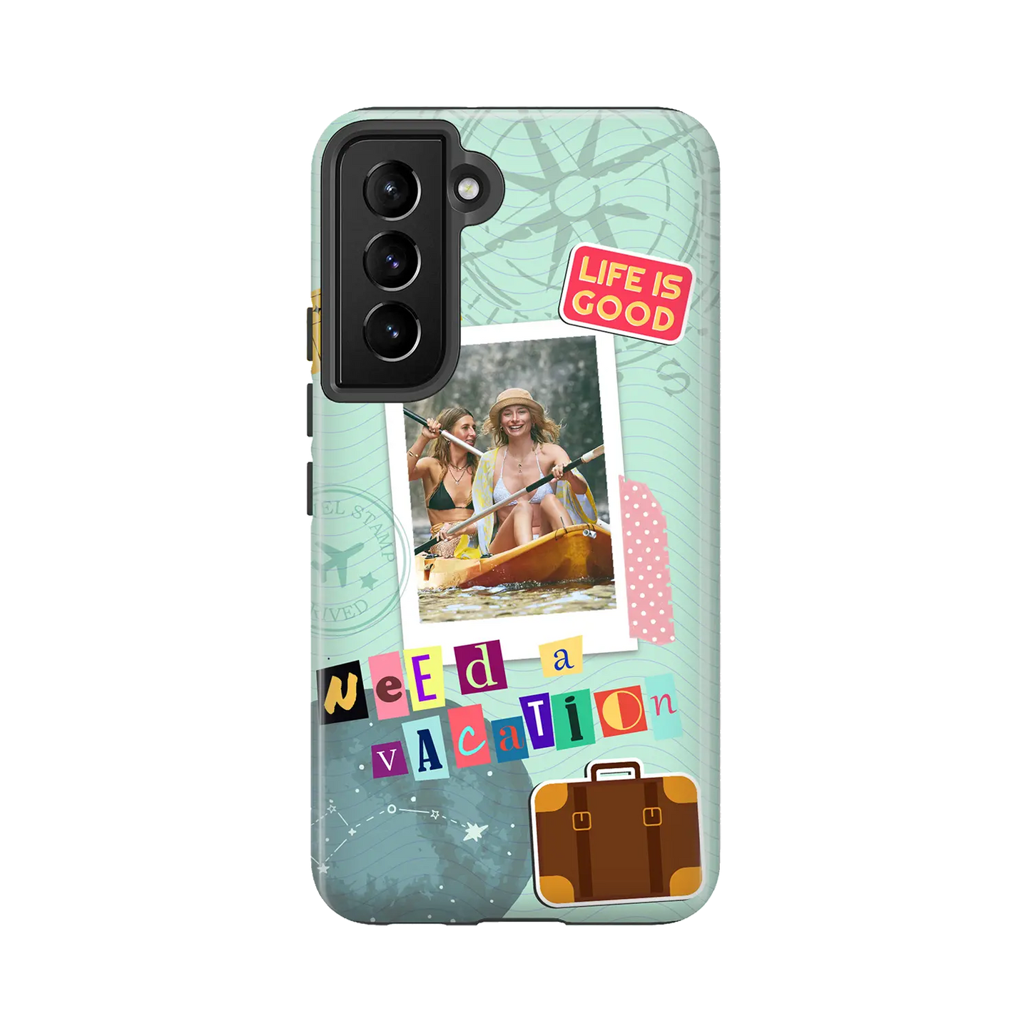 Besoin de vacances - Coque Galaxy S personnalisé