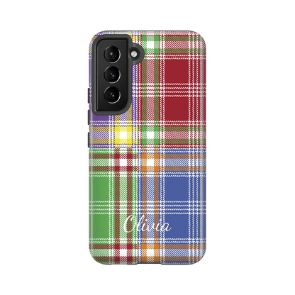 Plaid & Simple - Coque Galaxy S personnalisé