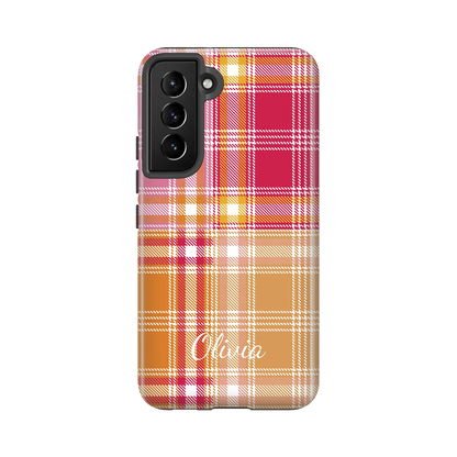 Plaid & Simple - Coque Galaxy S personnalisé