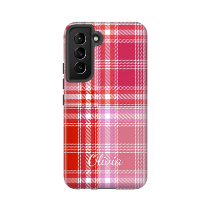 Plaid & Simple - Coque Galaxy S personnalisé