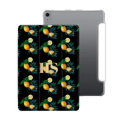 Motif citron - iPad personnalisé coque