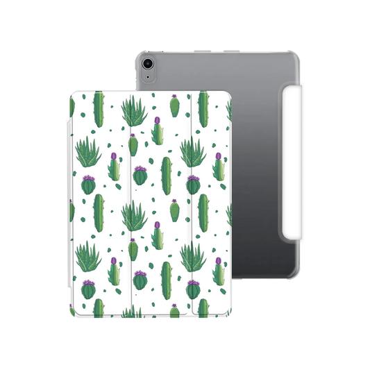Fleur de cactus - iPad personnalisé coque