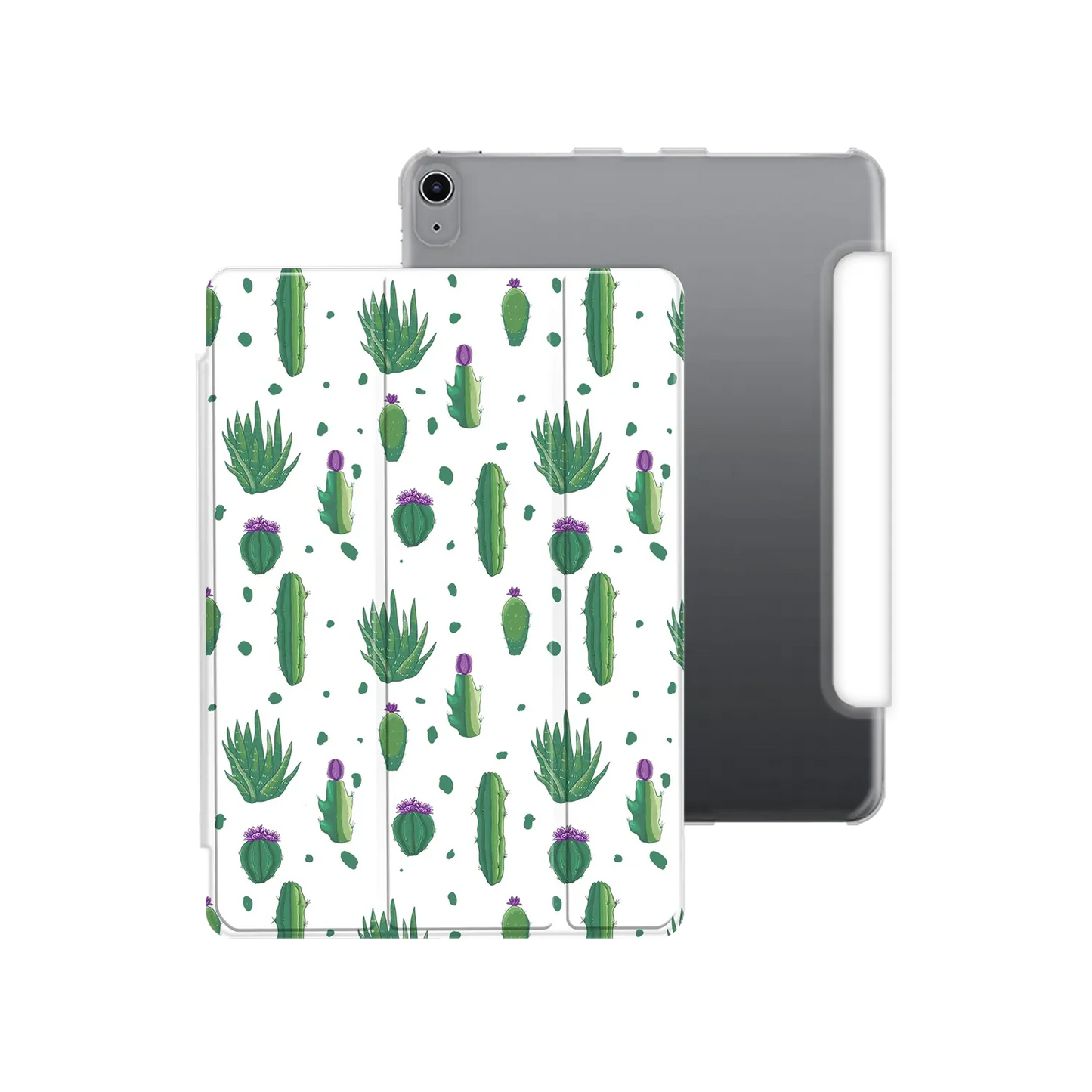 Fleur de cactus - iPad personnalisé coque