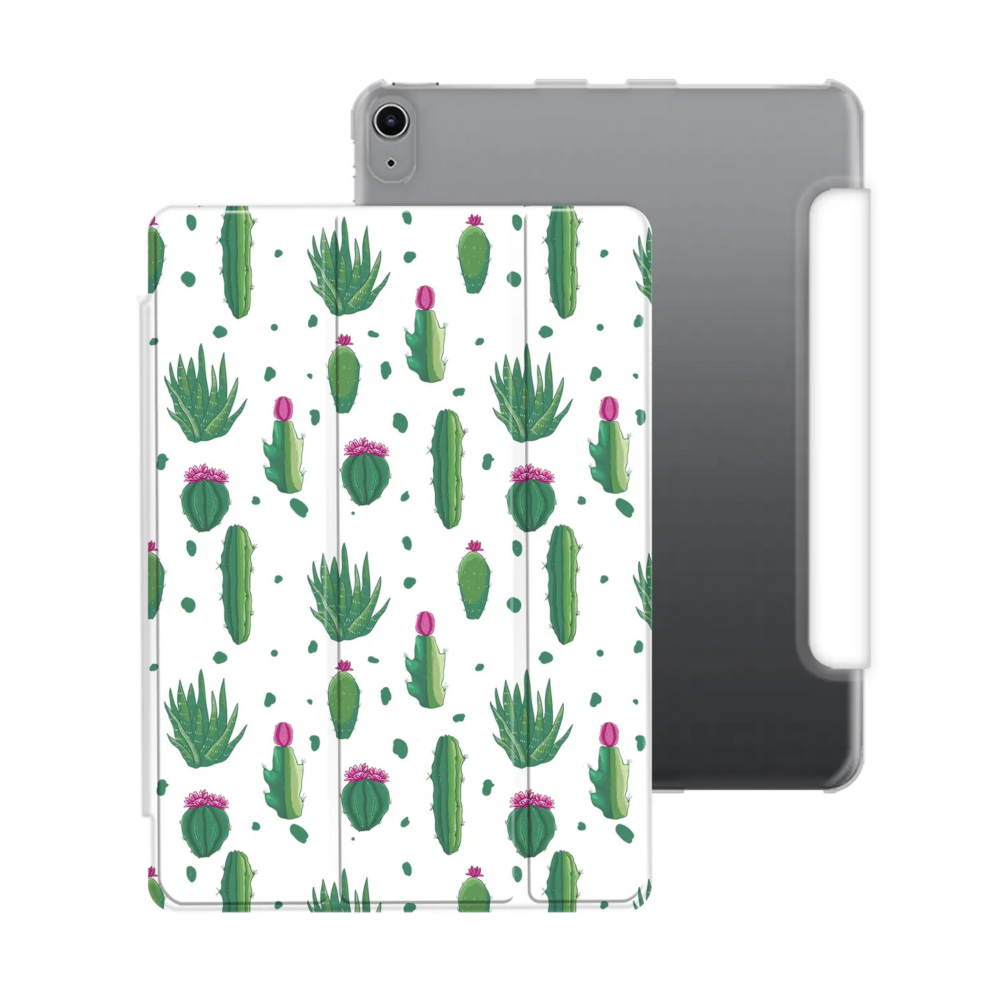 Fleur de cactus - iPad personnalisé coque