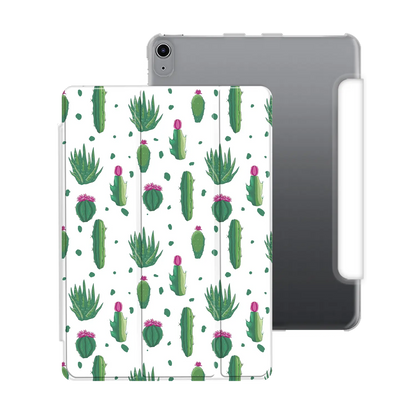 Fleur de cactus - iPad personnalisé coque