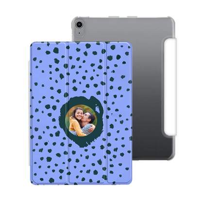 Grunge Dots Photo Style - Personnalisé iPad coque