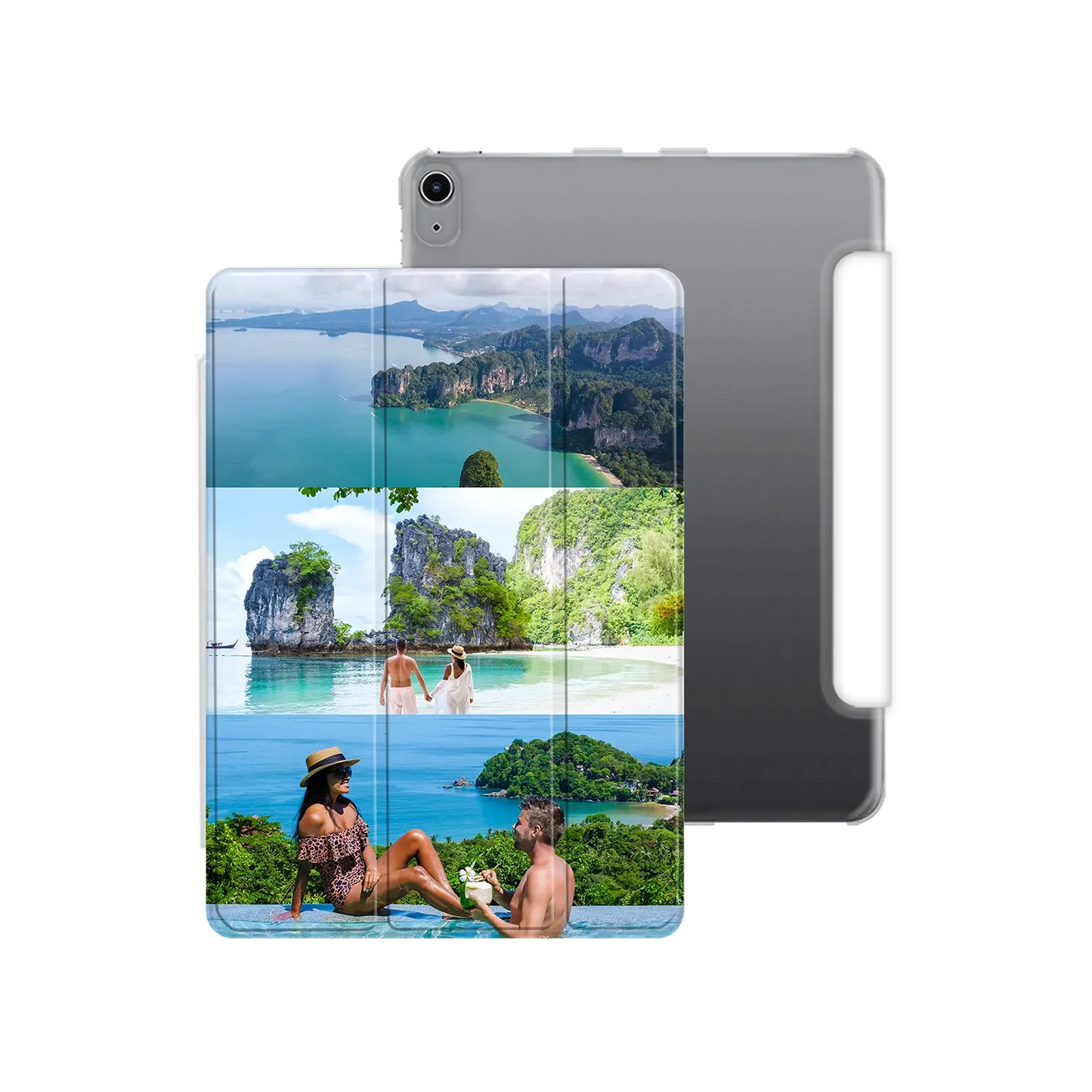 3 Photos - Coque iPad personnalisé