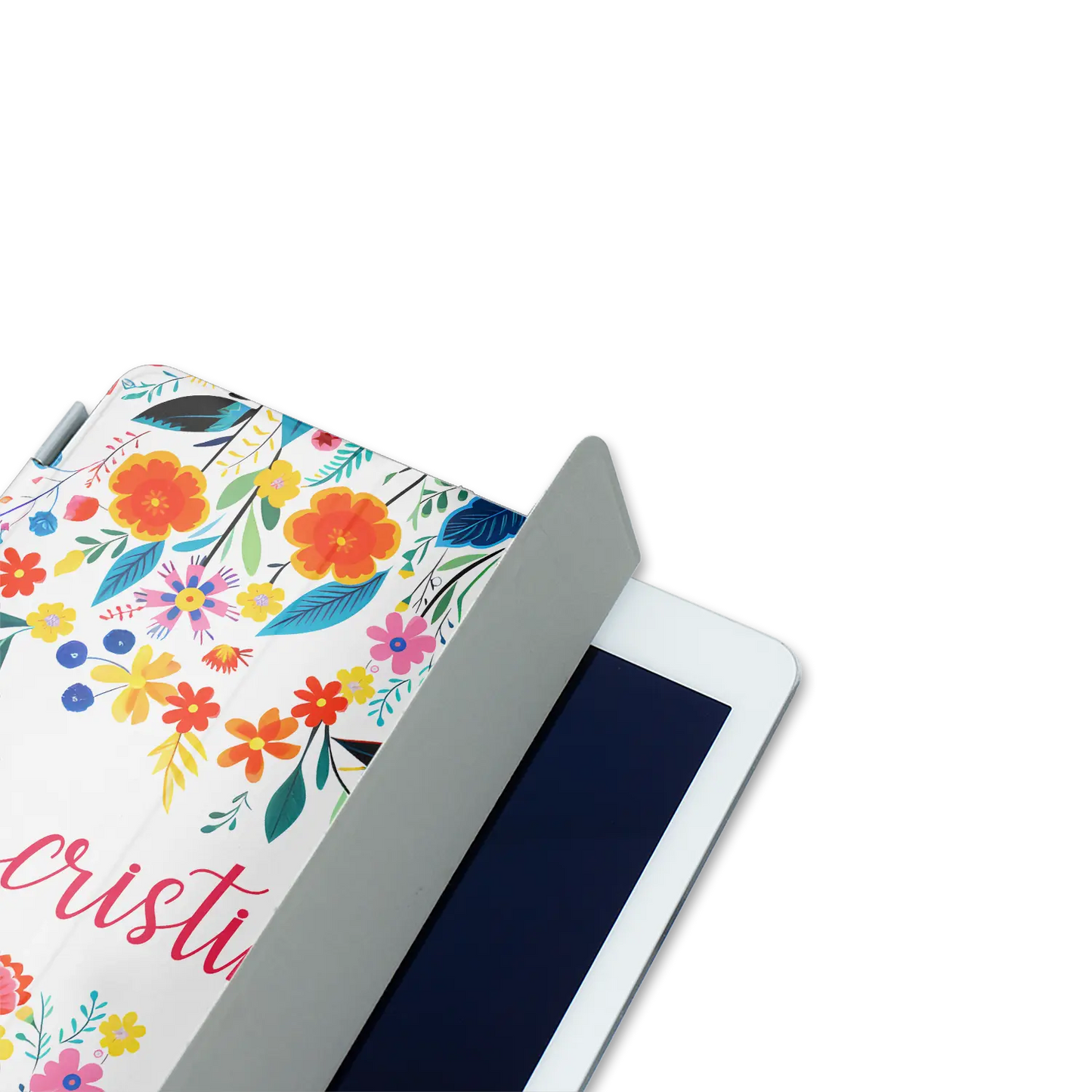 Happy Flowers - Coque iPad personnalisée