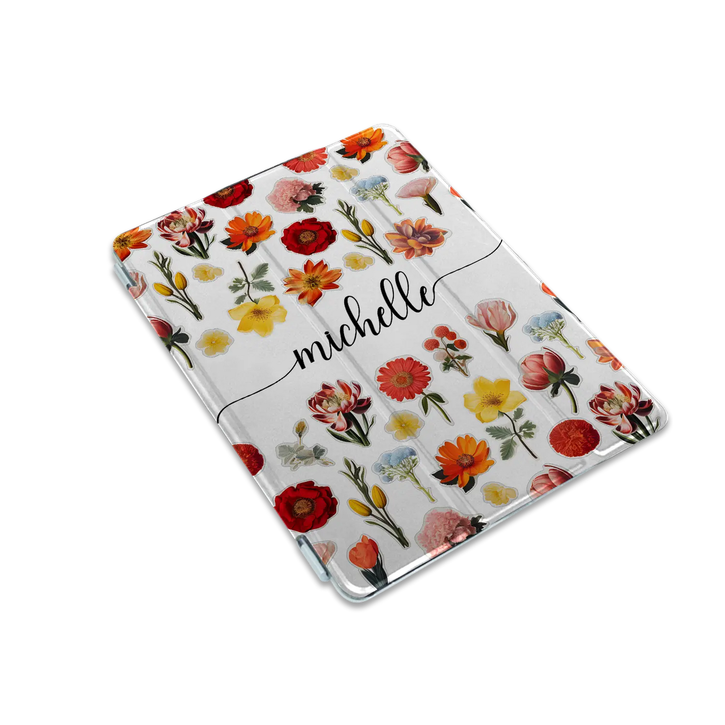 Stickers fleurs - Coque iPad personnalisée