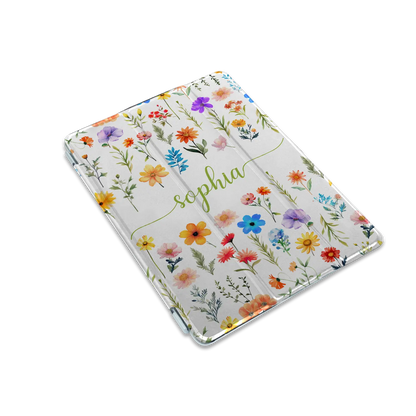 Fleurs - Coque iPad personnalisée