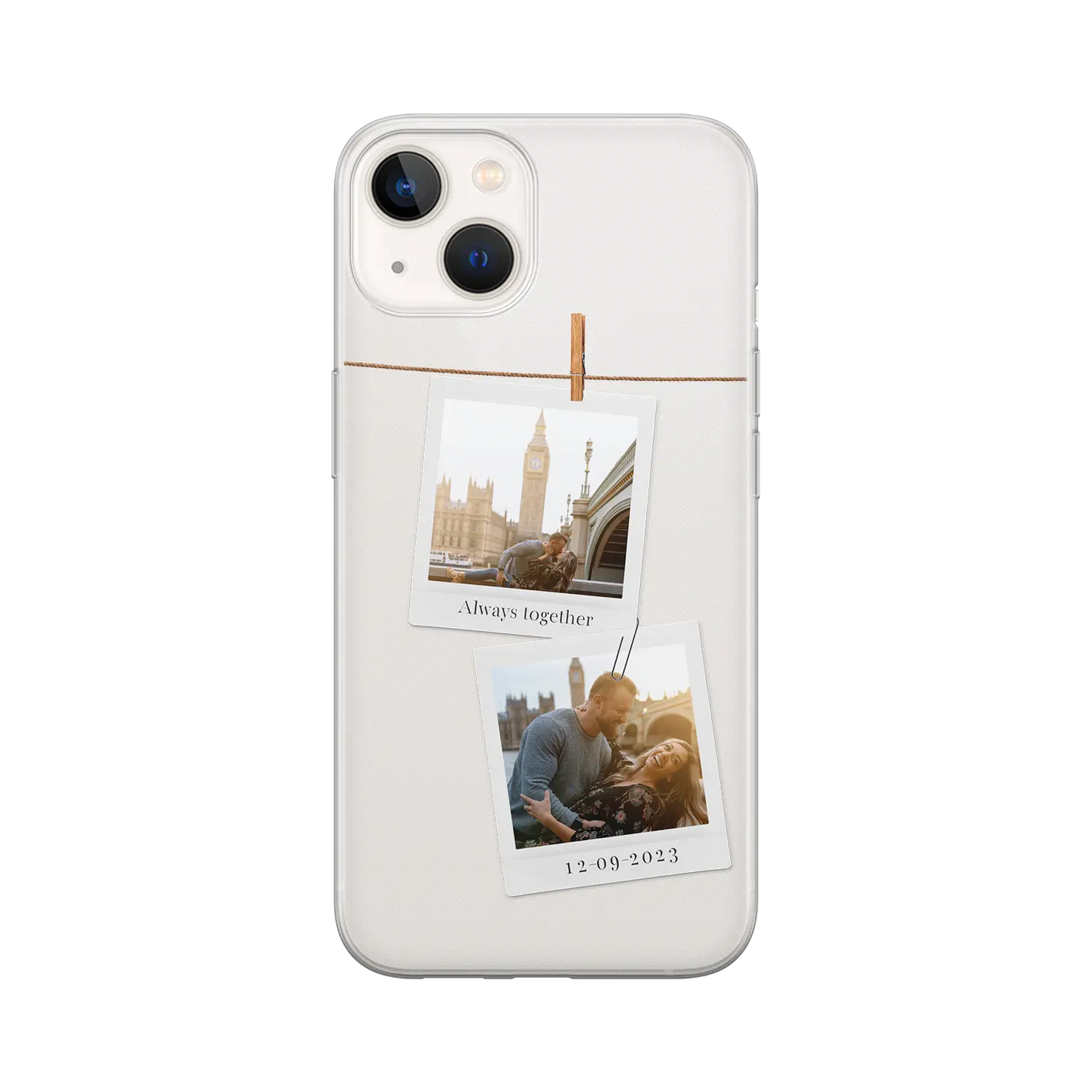 Polaroid Duo - Coque iPhone personnalisée