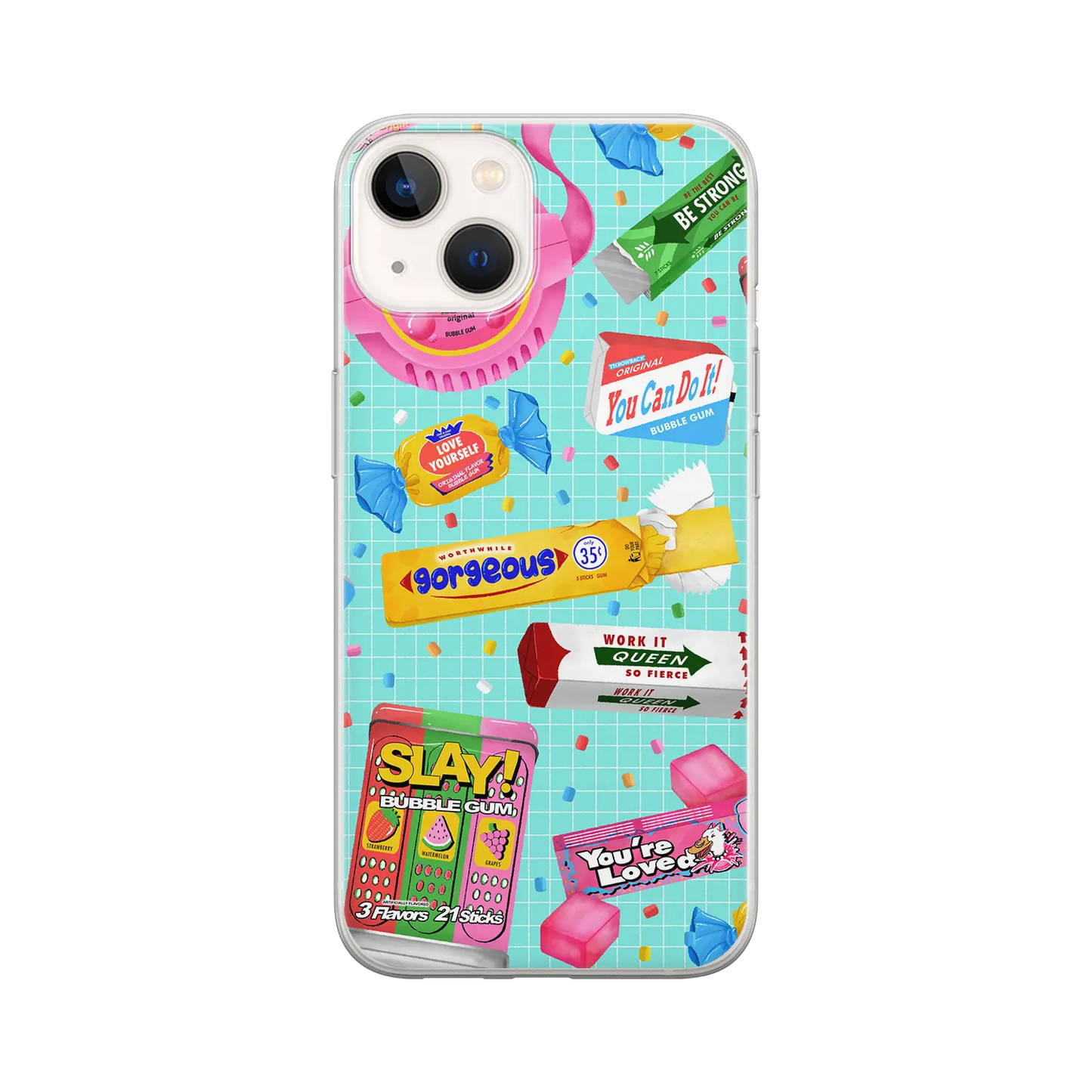 Slay Bubble Gum - Coque iPhone Personnalisée