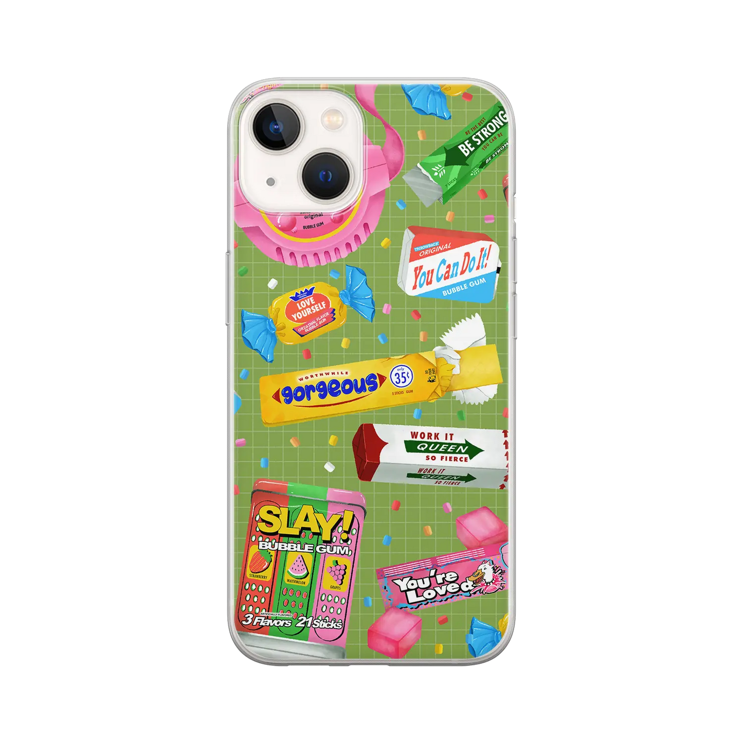 Slay Bubble Gum - Coque iPhone Personnalisée