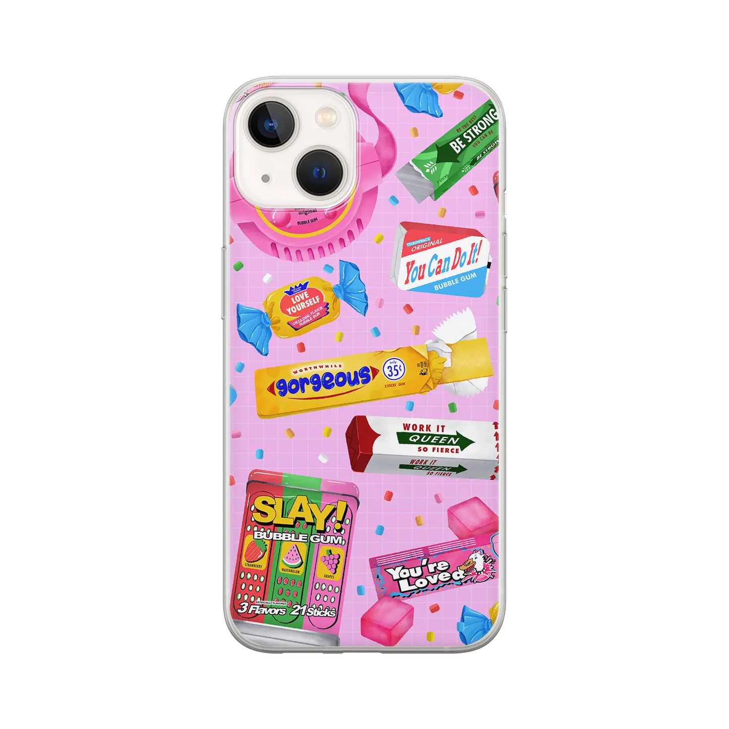 Slay Bubble Gum - Coque iPhone Personnalisée