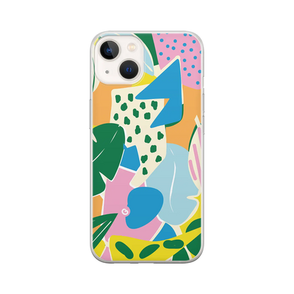 Jungle contemporaine - Coque iPhone Personnalisée