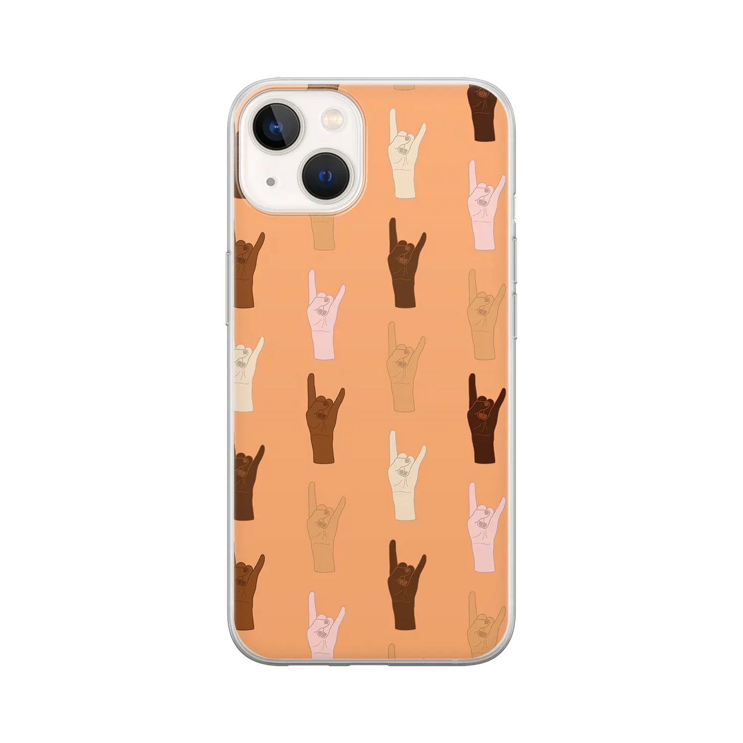 Mains du monde - Coque iPhone Personnalisée