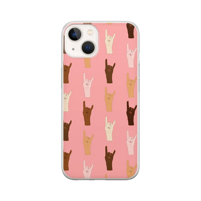 Mains du monde - Coque iPhone Personnalisée