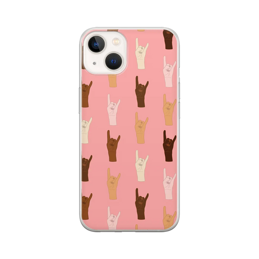 Mains du monde - Coque iPhone Personnalisée