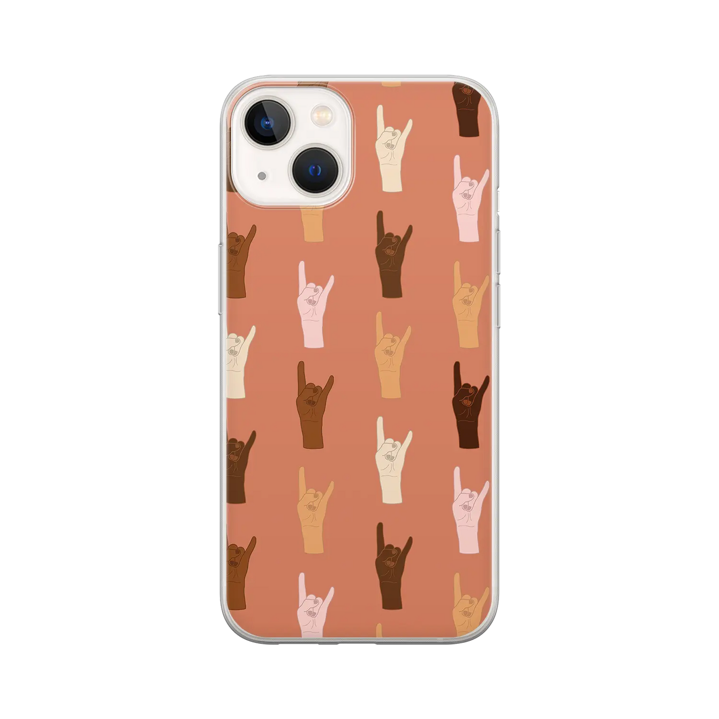 Mains du monde - Coque iPhone Personnalisée