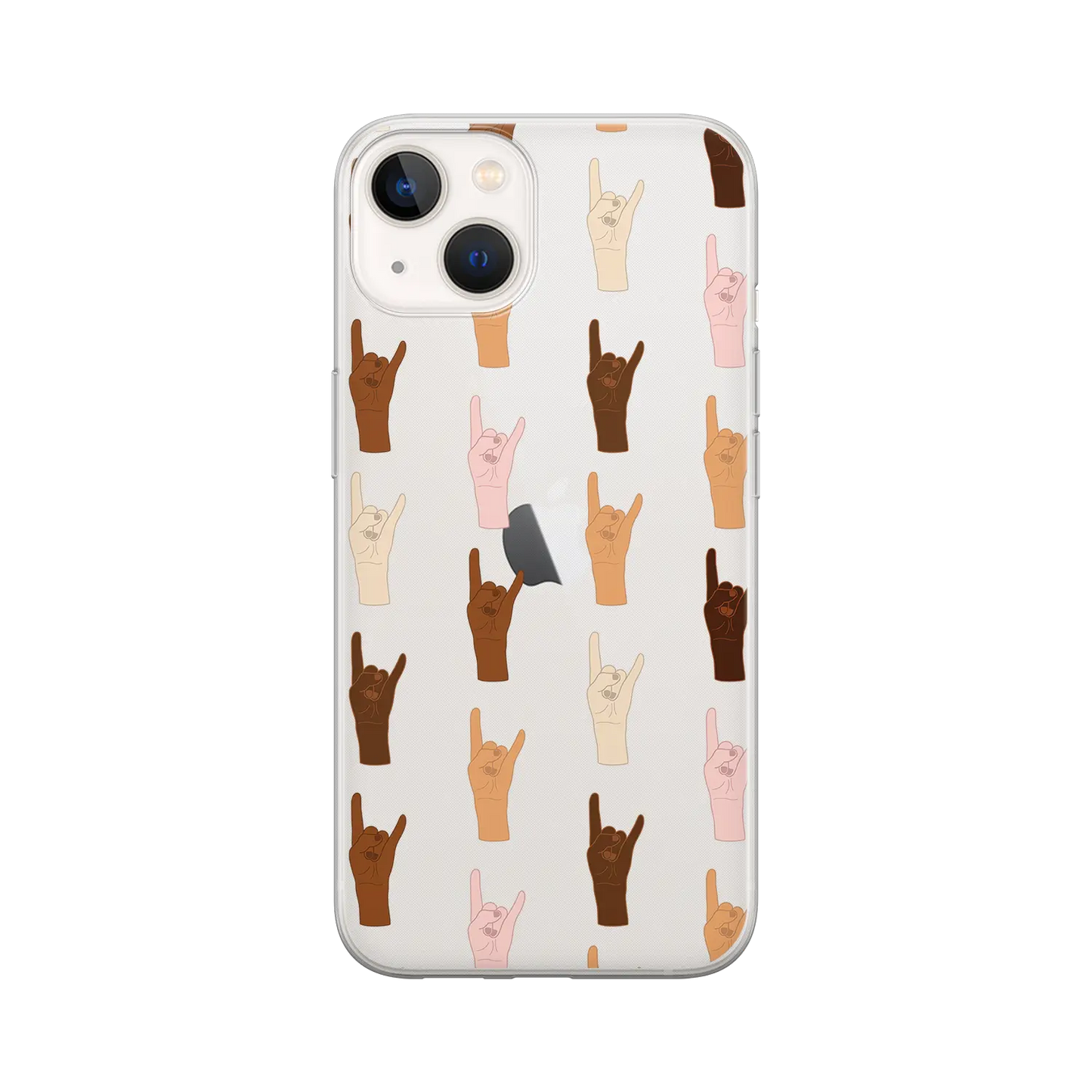 Mains du monde - Coque iPhone Personnalisée