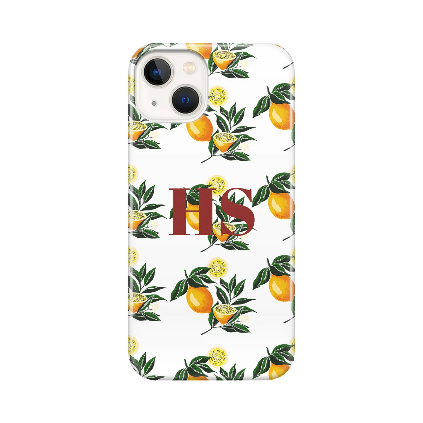 Motif citron - Coque iPhone Personnalisée