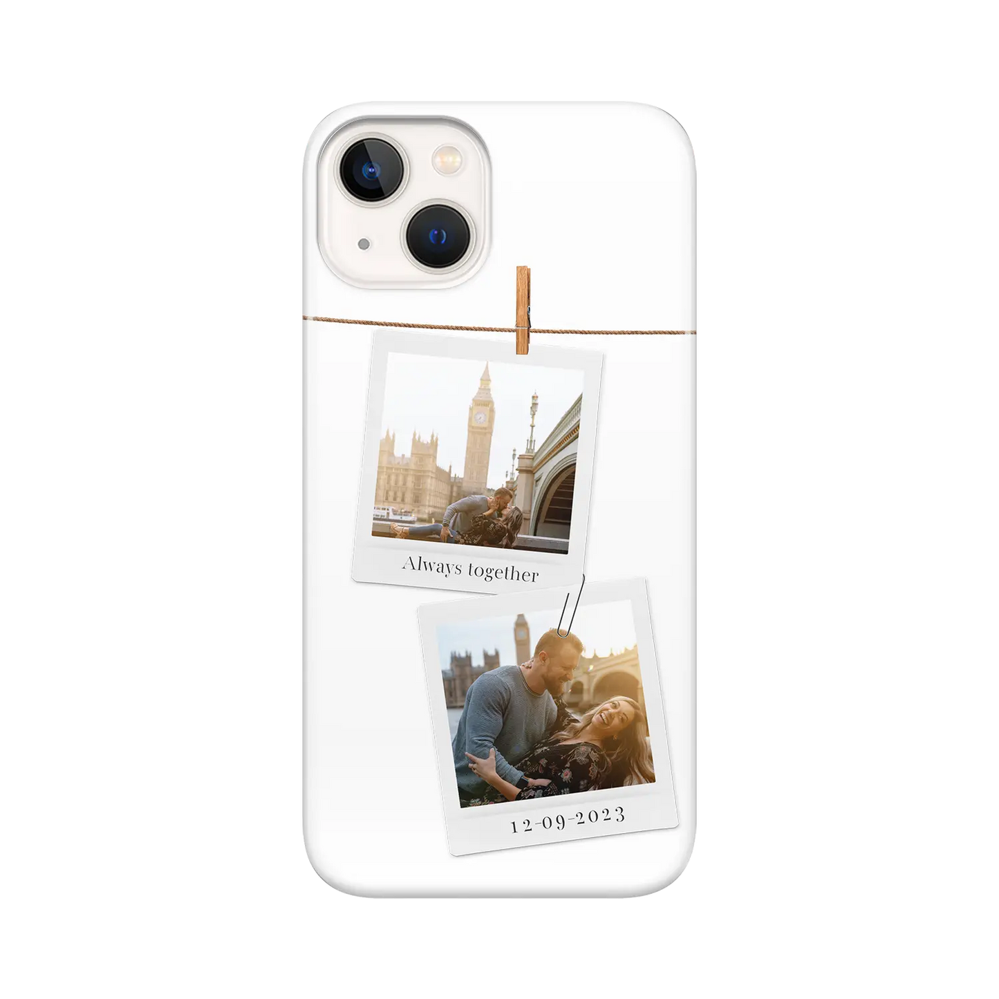 Polaroid Duo - Coque iPhone personnalisée