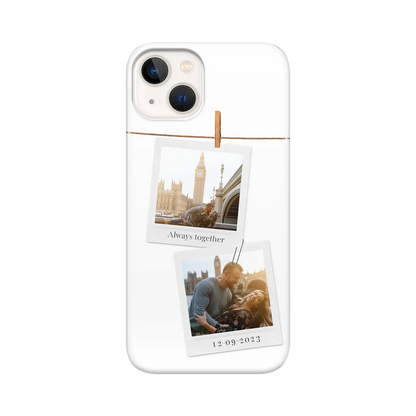 Polaroid Duo - Coque iPhone personnalisée